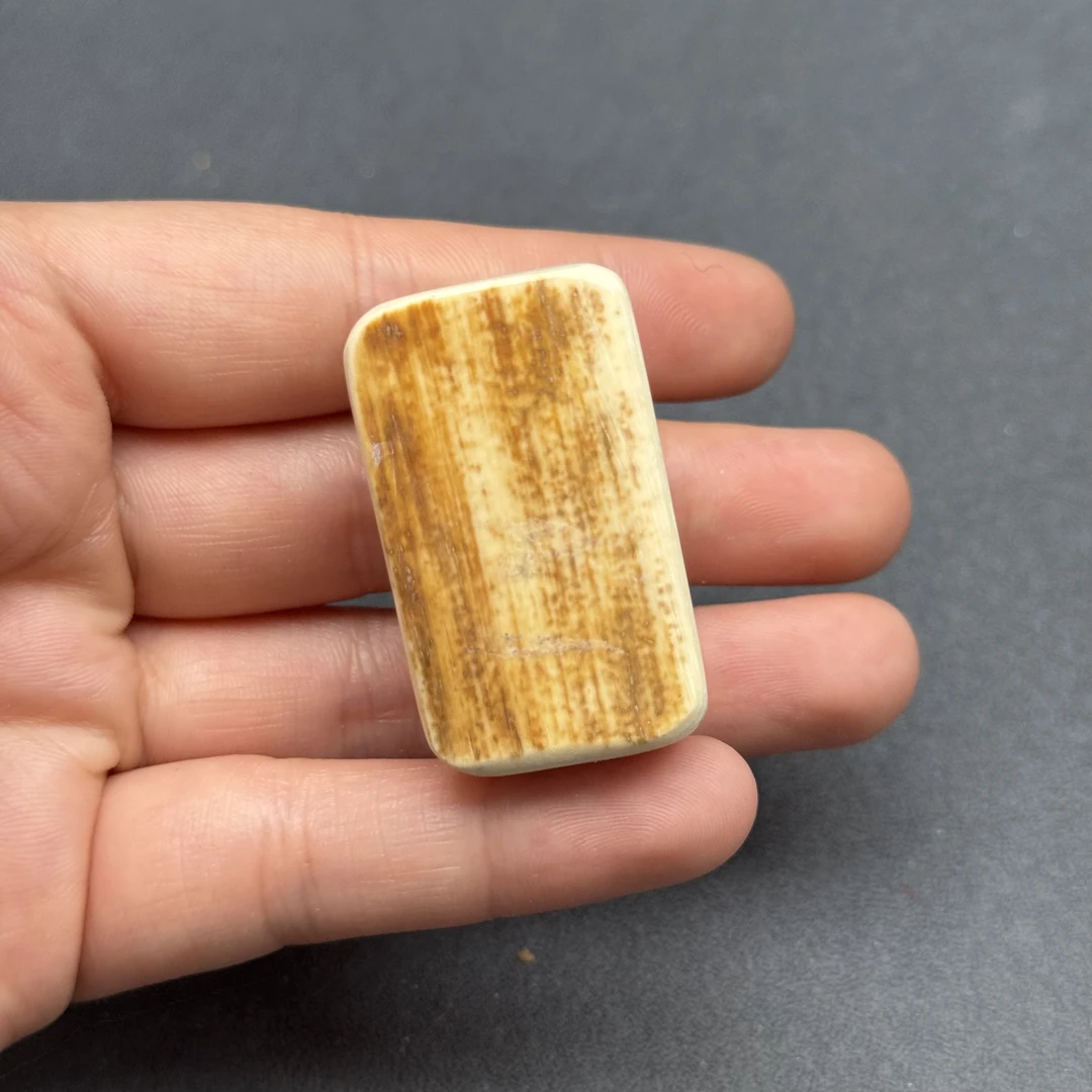 P9504天然猛犸牙金皮 肥皂无事牌 23*40*20mm支持鉴定 假一罚四