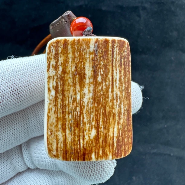 P5005天然猛犸牙 肥皂 30*41*22mm 40.4克支持鉴定 假一罚四