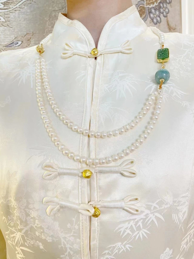 非金属木质项链 《晓君定制》018气质典雅天然显贵气国风手工项链