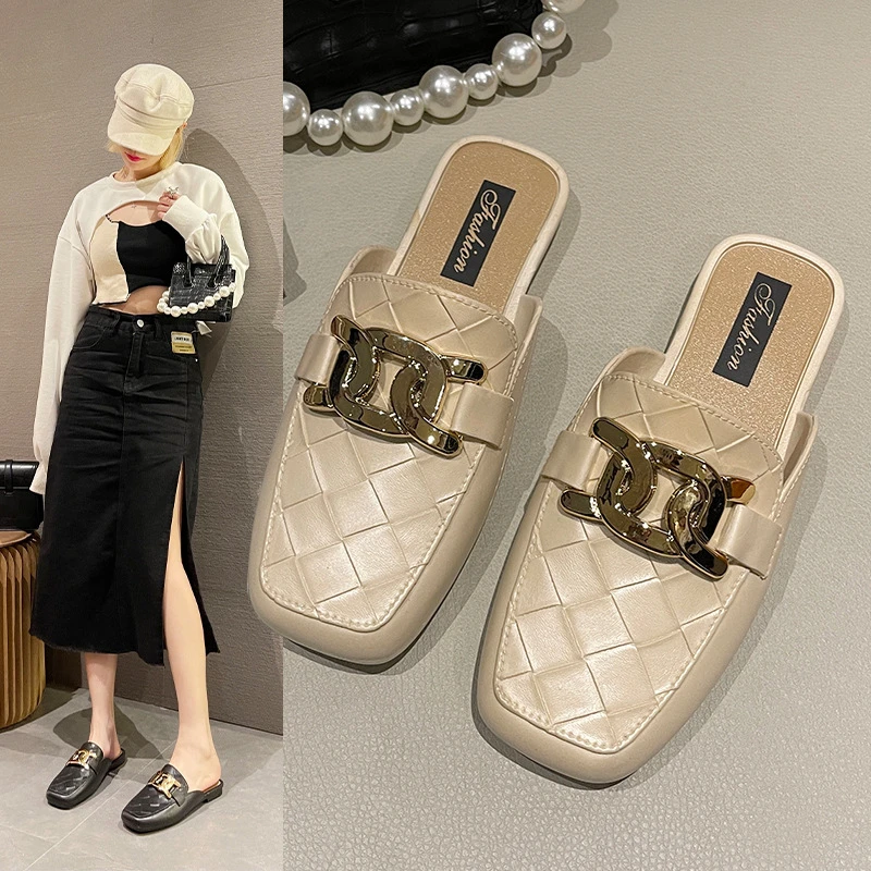 【039】秋季爆款2039软底日系百搭时尚半包外穿女鞋