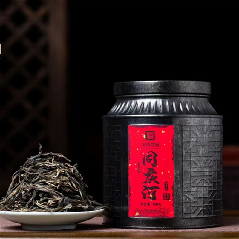 凌顶庄园2023头春同庆河 云南普洱茶 生散茶罐装 100g/罐