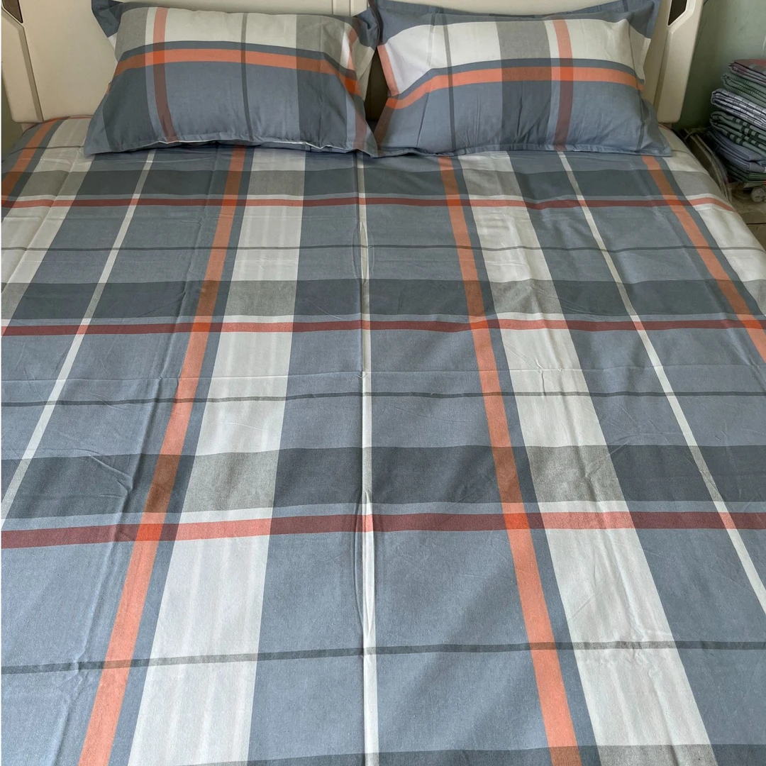 清新学生宿舍老粗布床单柔软亲肤格子