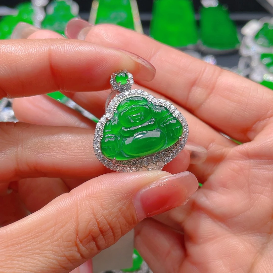 【闪购商品】翡翠颈饰银S925镶嵌