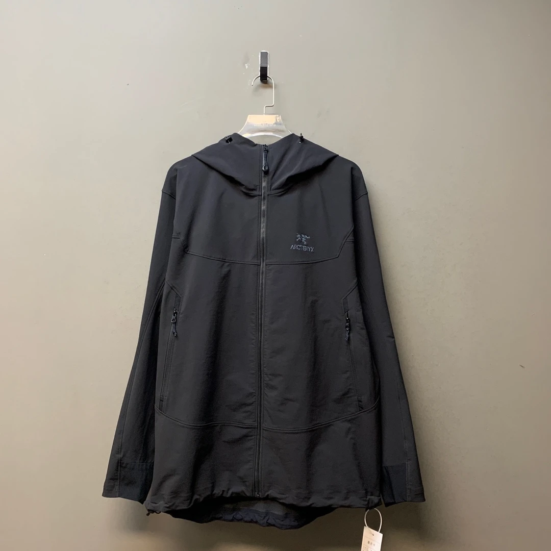 Arcteryx 始祖鸟/09437/Gamma lt 黑色软壳冲锋衣 99新 XL码