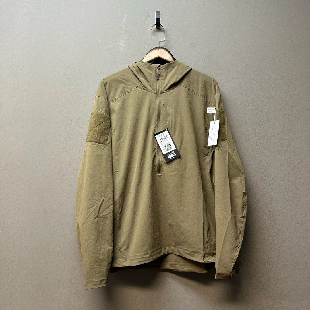 Arcteryx 始祖鸟/07163/军鸟24新款gammasl半拉链冲锋衣鳄鱼色XXL