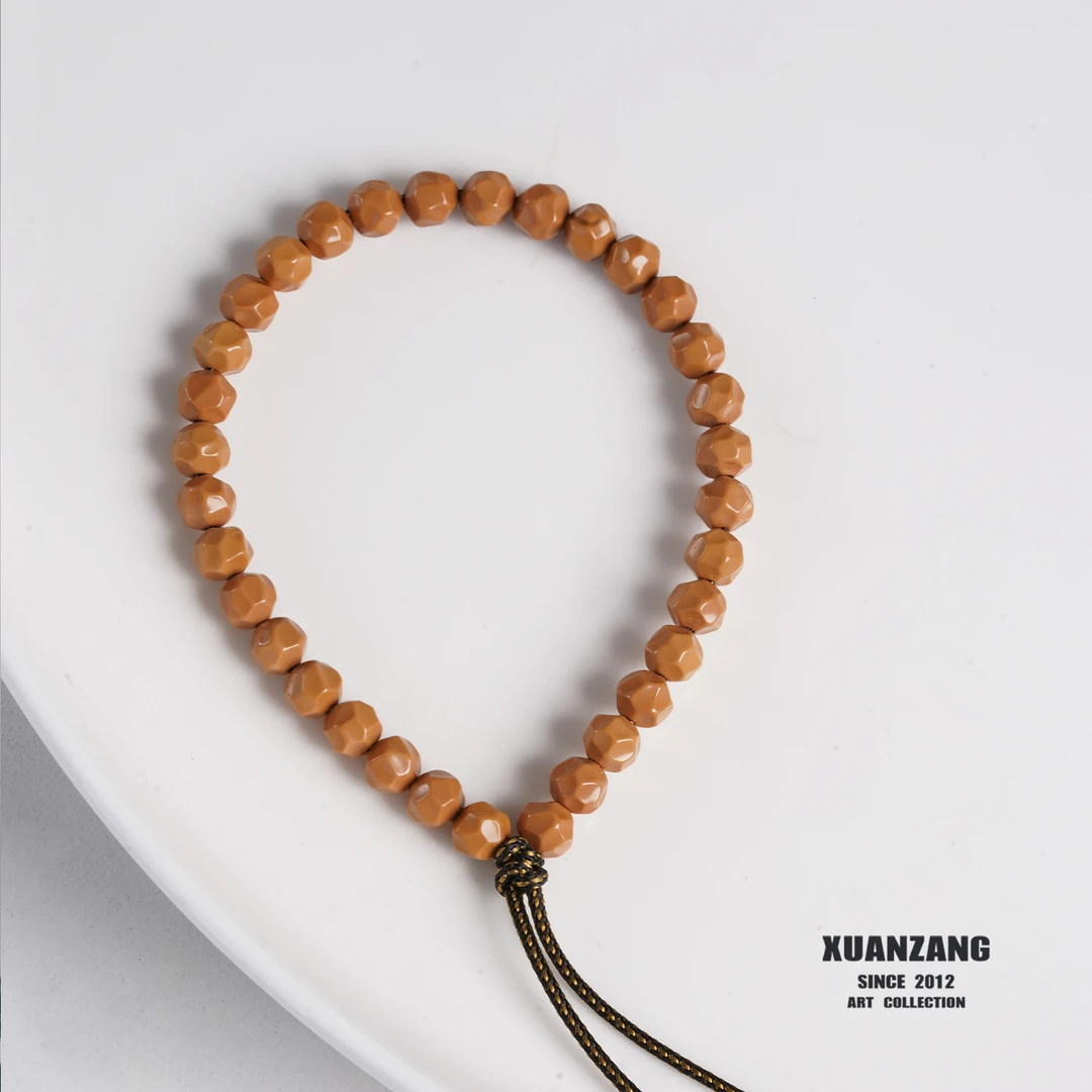 藏山造物 全无白单圈无相 6.5MM 单黄标 手串