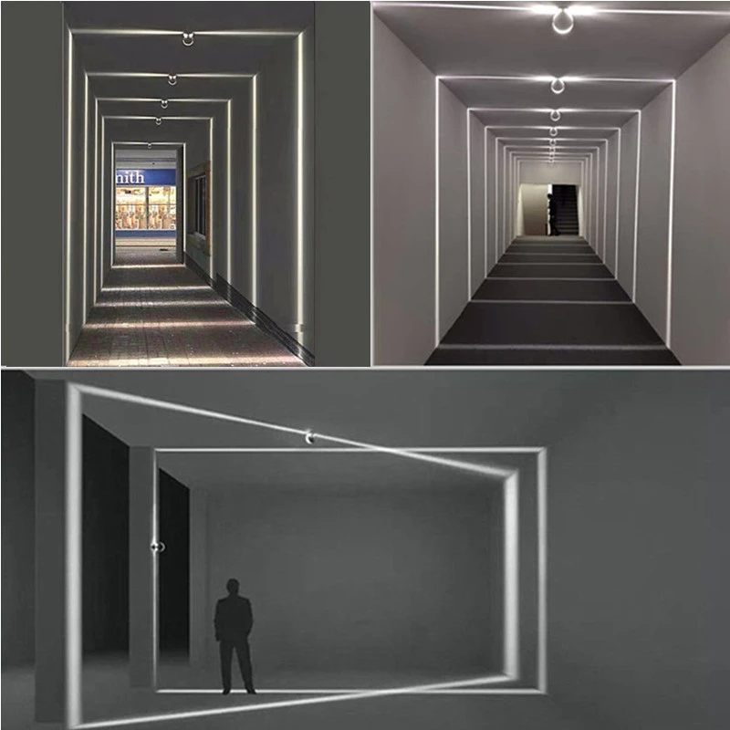 网红时光隧道氛围灯户外防水室内酒店ktv网咖走廊led射线灯过道