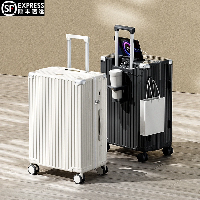 大容量多功行李箱女学生拉杆箱静音万向轮加厚男密码箱商务旅行箱