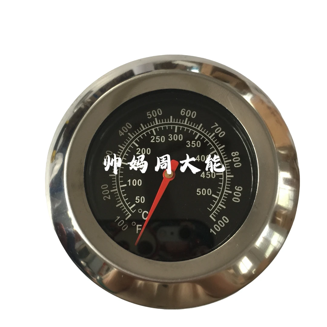 直径76毫米烤炉高温表壁炉高温表窑炉高温表取暖炉高温表