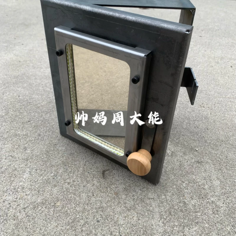 土灶观火炉门耐高温1000度观火窗窑炉观火门各种尺寸定制250*200