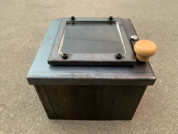 200x200耐高温1000度观火玻璃卧底添柴门煤气罐改无烟气化炉配件