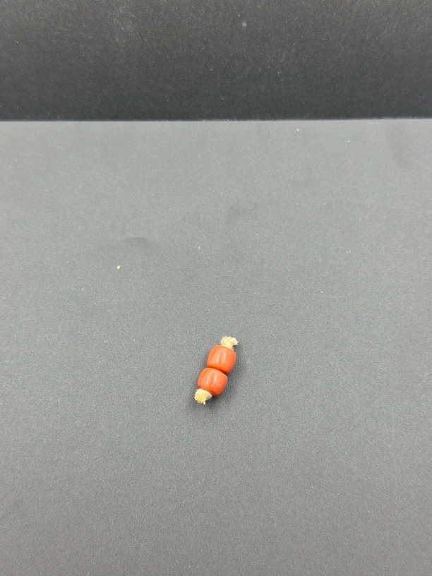 6mm7mm南红直切一对（多样性发货孔道1.0）