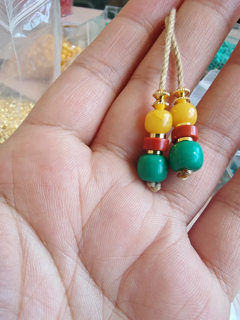 天然蜜蜡墩子弟子珠（散着发货）