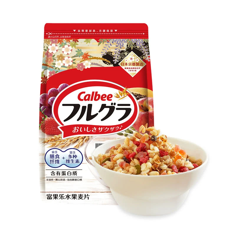 卡乐比(Calbee)富果乐原味水果麦片(即食谷物)1kg