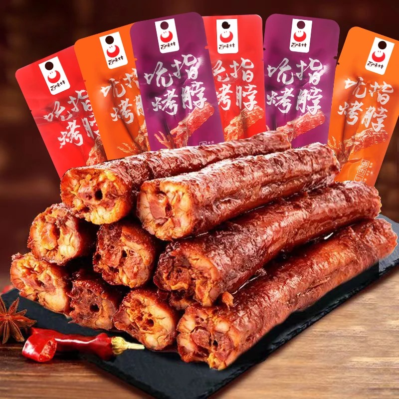 试吃1根【发13根】百味林烤脖开袋烤脖香辣味解馋脖休闲解馋小零食