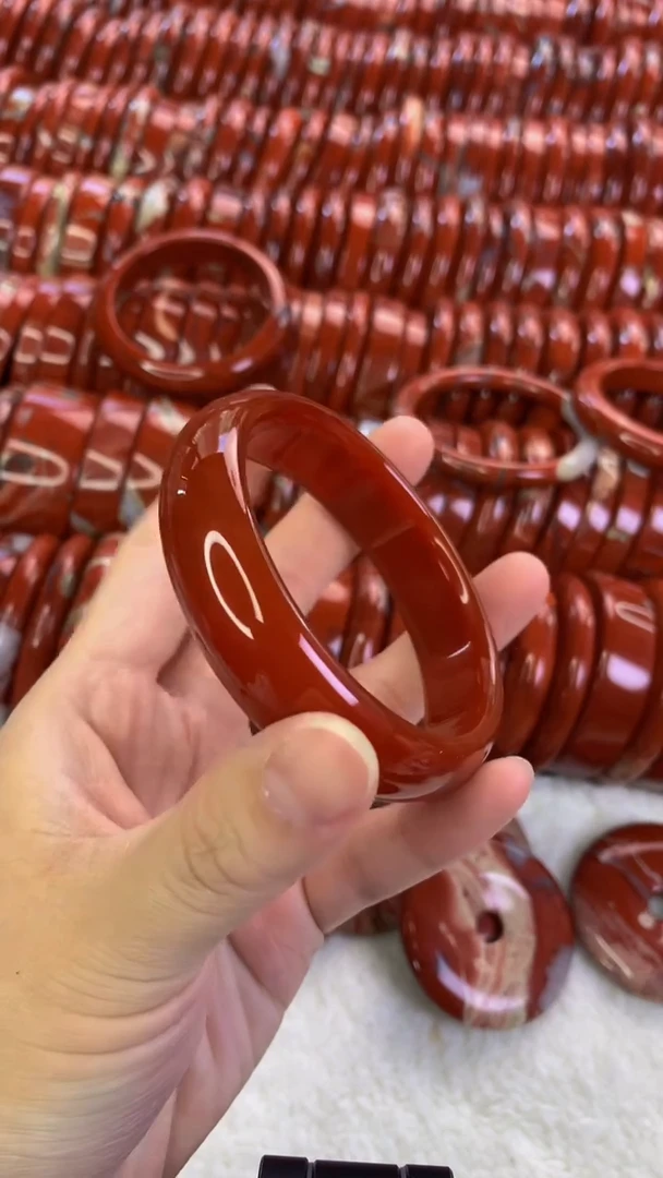 【闪购商品】玛瑙/玉髓冰红未镶嵌218-58