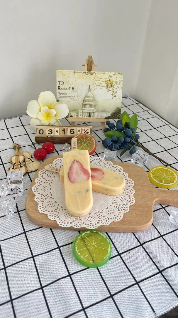 【牧野田源】手工雪糕-鲜果鲜奶-百香果