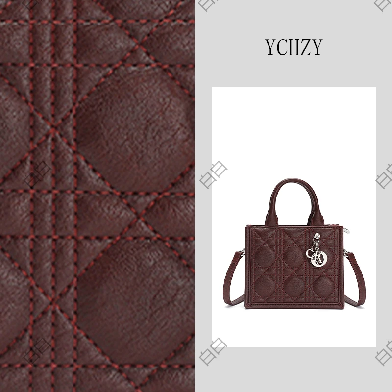 YCHZY.原创设计高定小托特包CK2480911酒红