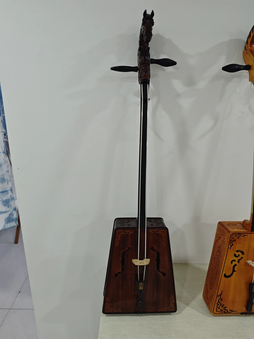 全新侧雕花龙头挖板马头琴