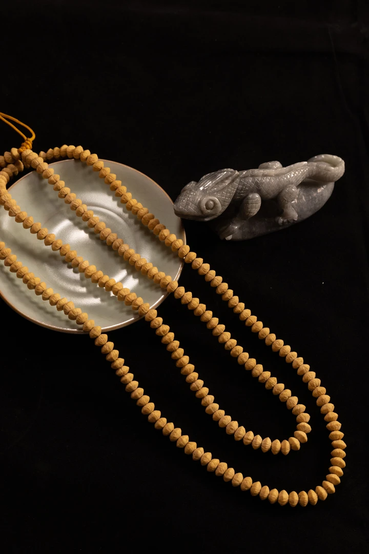 徽九莲出品【寺院籽】九华山金叶莲花菩提精品毕业男女款文玩好物