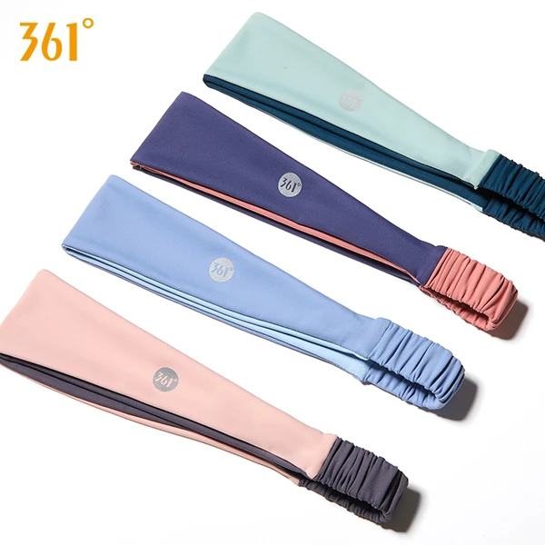361°运动发带女晨跑步防滑瑜伽洋气薄款止汗头套外出骑行健身训练