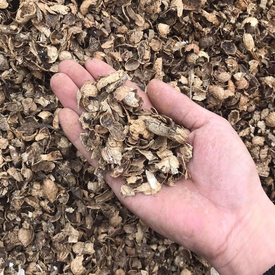 发酵腐熟花生壳花卉种植营养土兰花石斛盆栽花店蔬菜种植有机肥