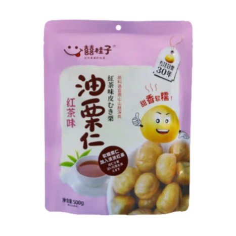 囍桂子油栗仁红茶味 500g
