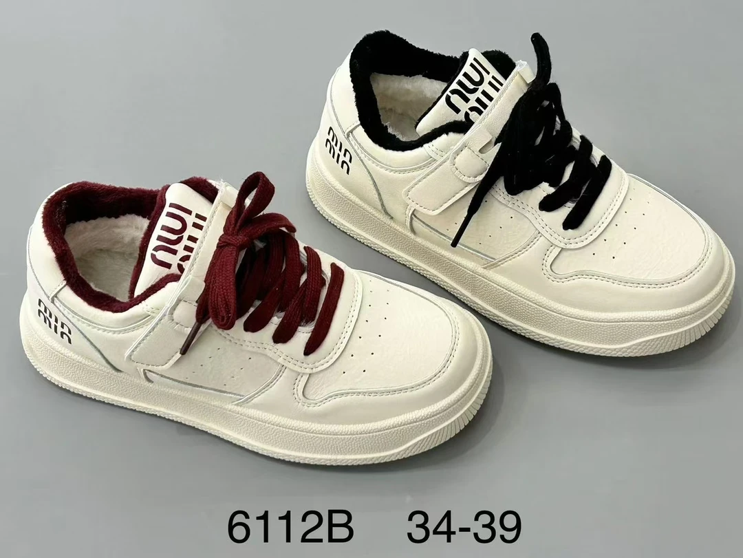 2024新款大棉小白鞋大童板鞋耐磨防滑纯白休闲鞋