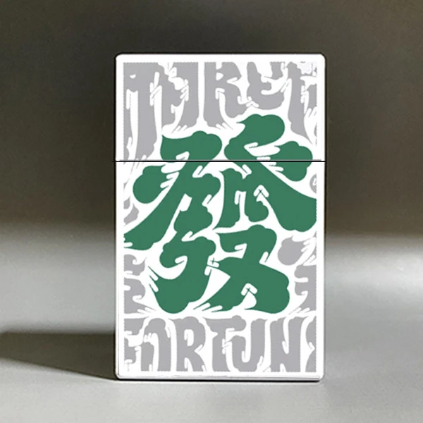 网红个性创意烟盒塑料翻盖按压弹开便携式粗支款20支装抗压烟盒套