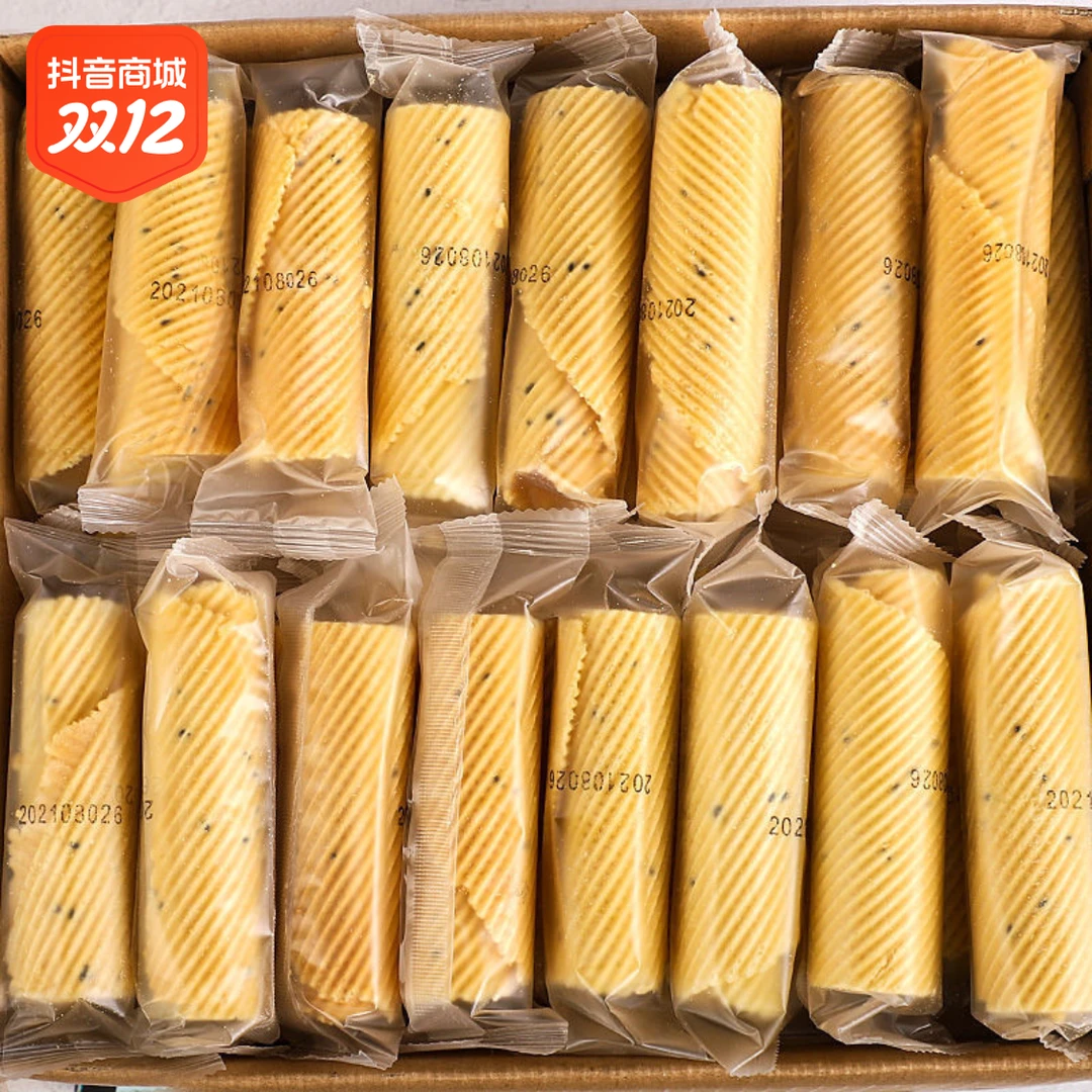 老式鸡蛋卷红糖蛋卷手工小零食整箱传统老食品休闲小吃香酥饼干脆