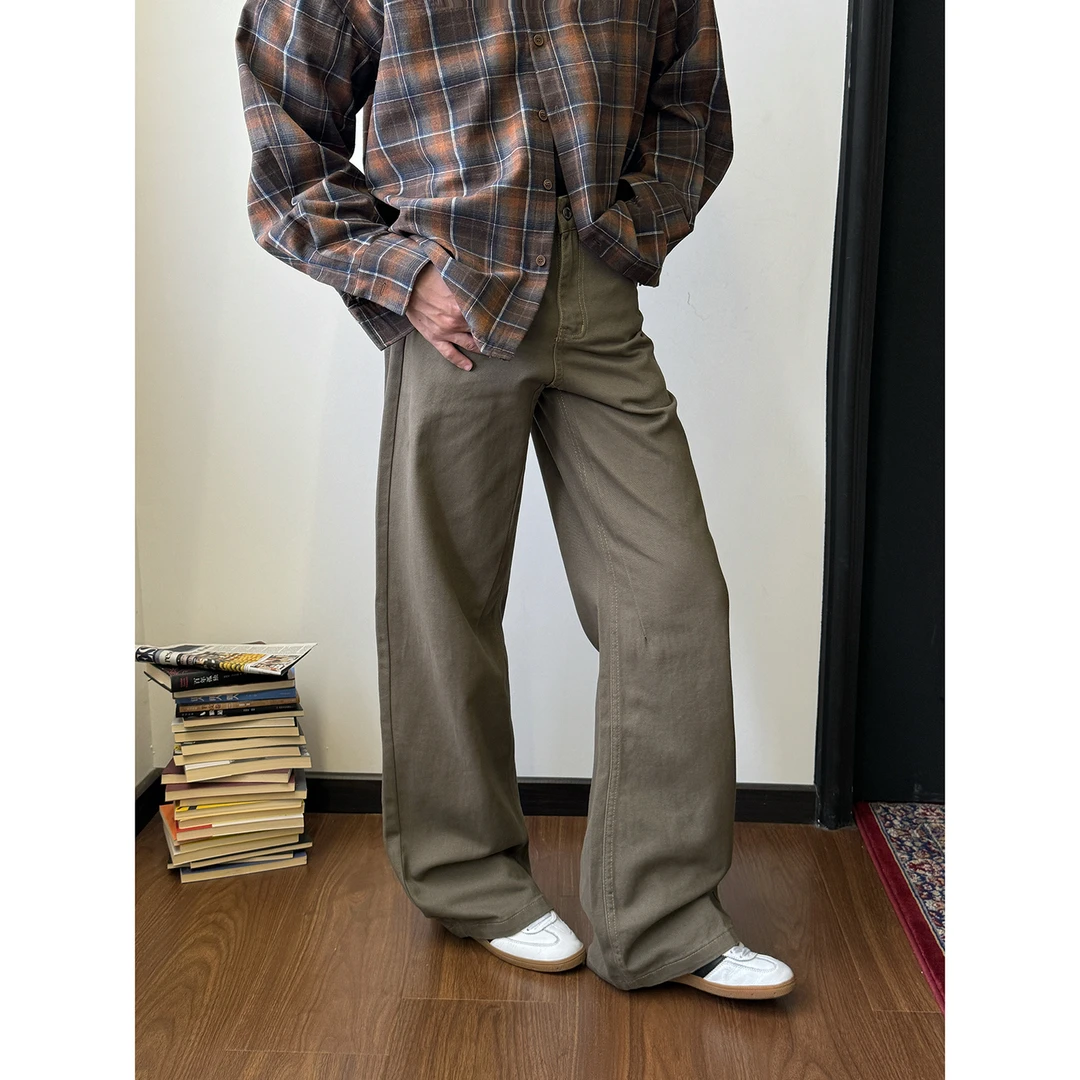 19studio WAYNEPRINCE美式复古美拉德直筒牛仔裤男女高街宽松长裤