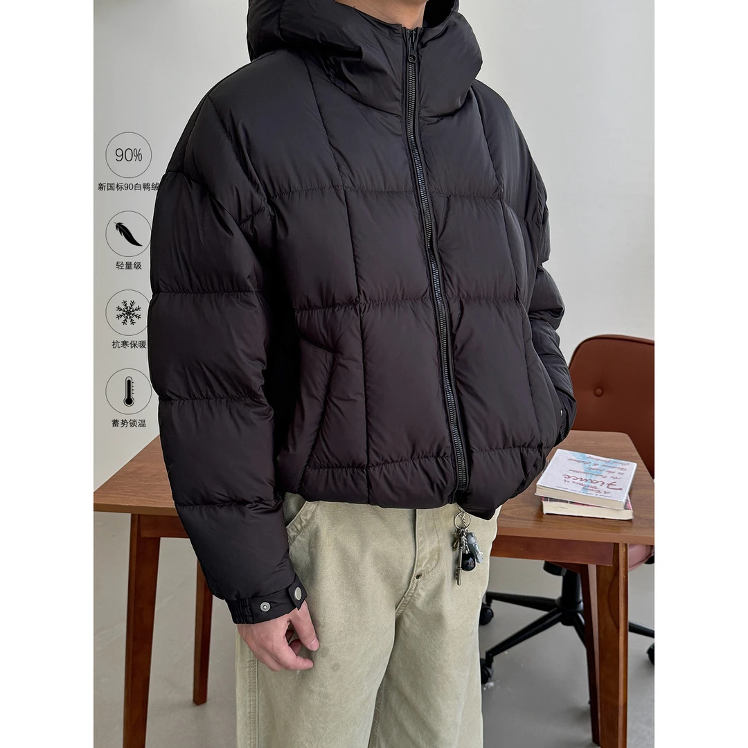 19studio WAYNEPRINCE连帽羽绒服男女款冬季宽松轻盈保暖羽绒外套