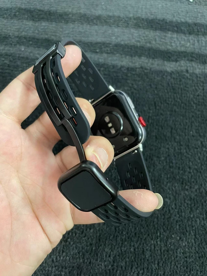 适用华为 watchFIt3表带磁吸硅胶表带FIt21带男女磁吸折叠扣透气