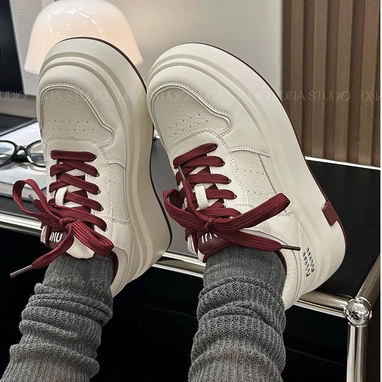 【厚底小白鞋】时尚增高休闲板鞋