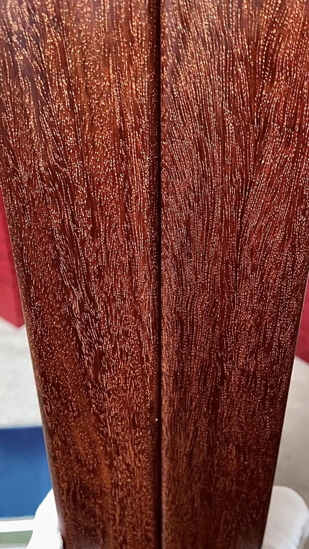 满金星小叶紫檀一对（爆星品质）镇纸长31厘米宽4.2厘米厚2.3厘米