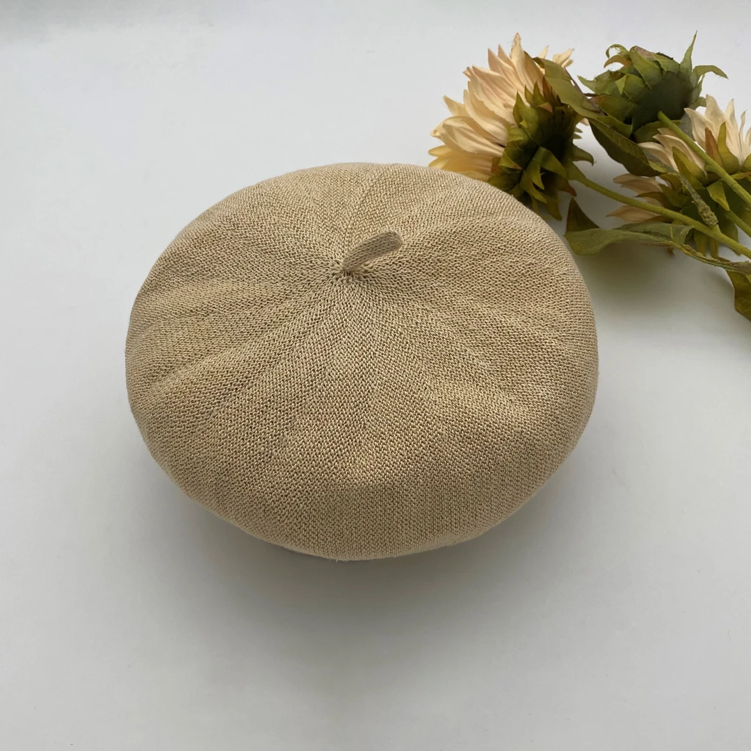 娜三月【大宝推荐】小青复古高贵休闲时尚百搭遮阳夏款亚麻贝蕾帽XP