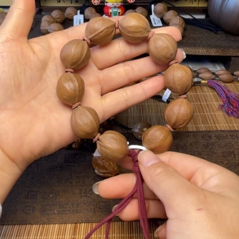 橄榄核核雕梅林铁核20.25