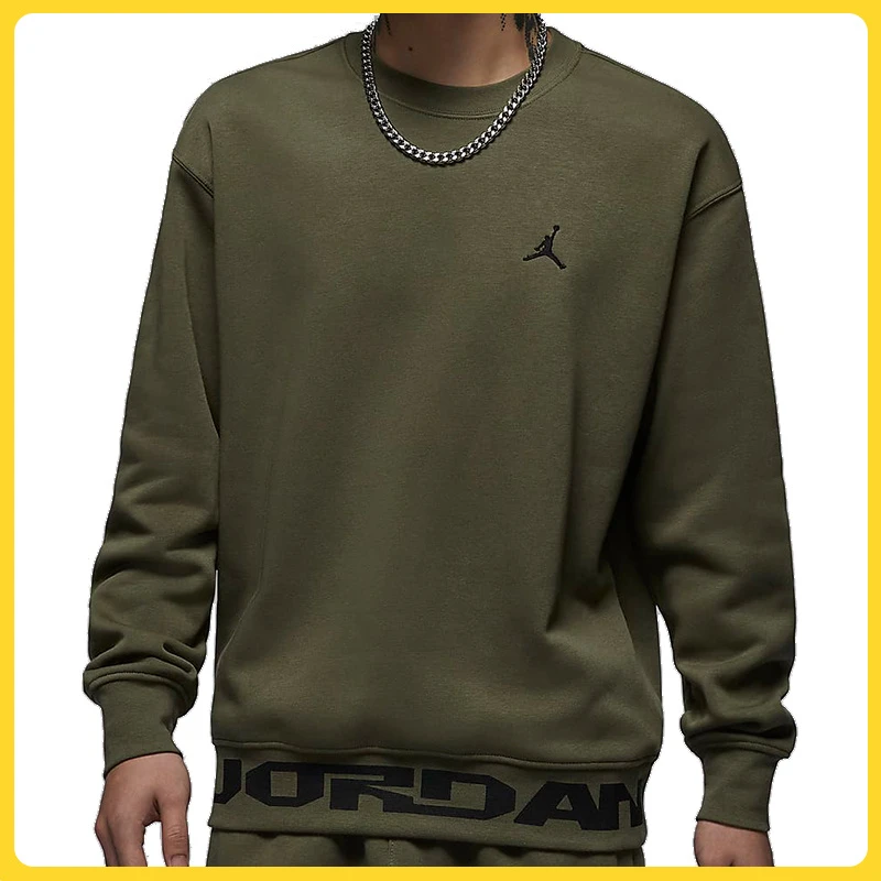 NIKE耐克男子AS M J MVP GFX FLC CREW针织无帽卫衣FV7437-222