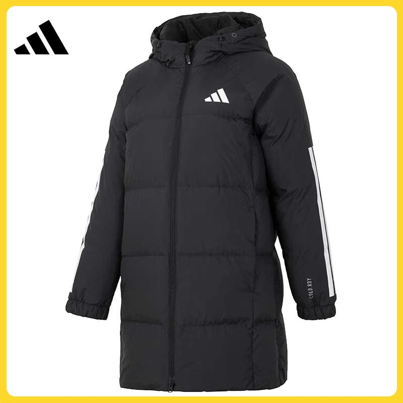【滔搏体育】adidas阿迪达斯女子W MID DOWN JKT好羽绒服JG3855