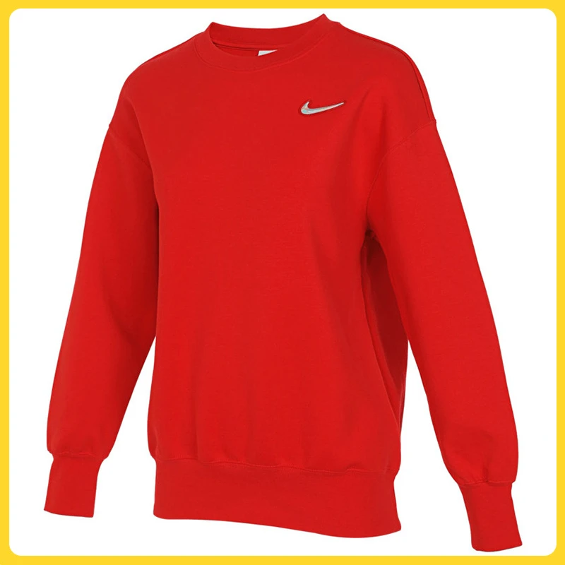 NIKE耐克女子AS W NSW FLC OS CREW GCEL针织套头衫FZ6537-657