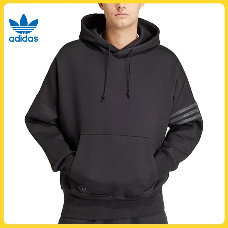 【滔搏体育】adidas阿迪达斯男子NEUCLASSIC HOD针织连帽套衫IP3286