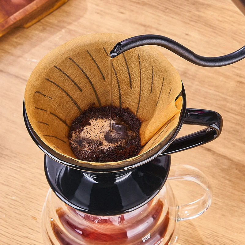V60陶瓷过滤杯手冲咖啡专业过滤漏斗咖啡滤杯咖啡壶咖啡漏斗家用
