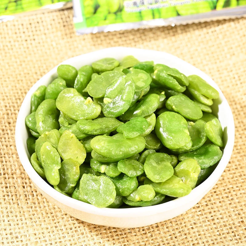 绿心豆瓣油炸翡翠绿豆瓣香酥豆瓣兰花豆馋嘴小零食