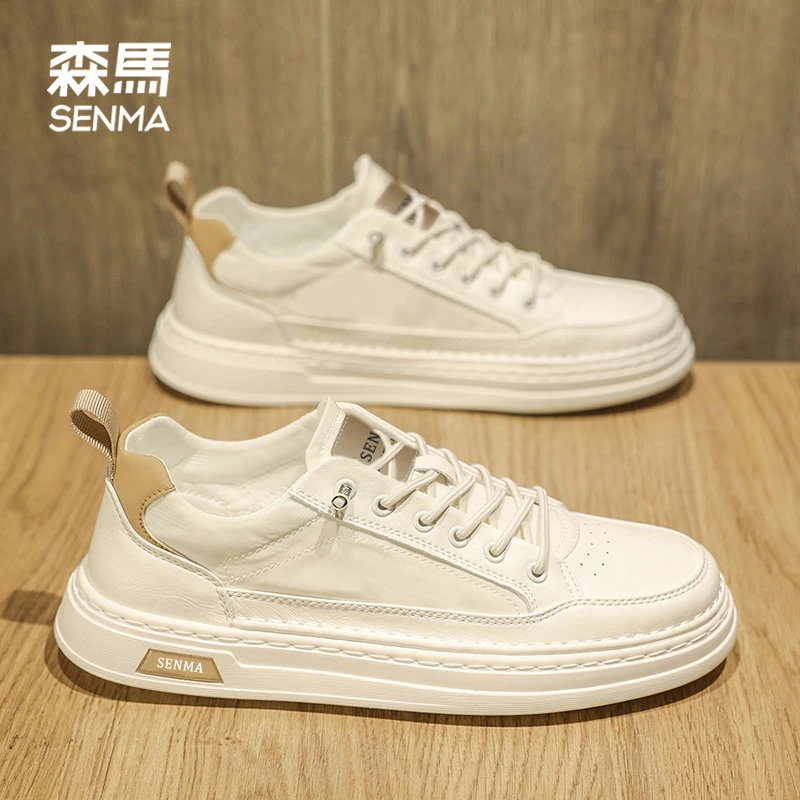 森马男鞋春季2025年新款百搭透气小白鞋男士防滑休闲运动板鞋子