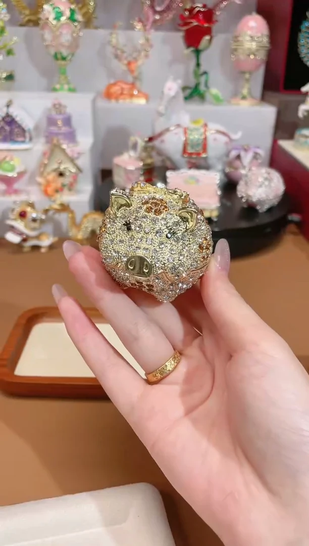 【闪购商品】1七宝烧珐琅首饰盒