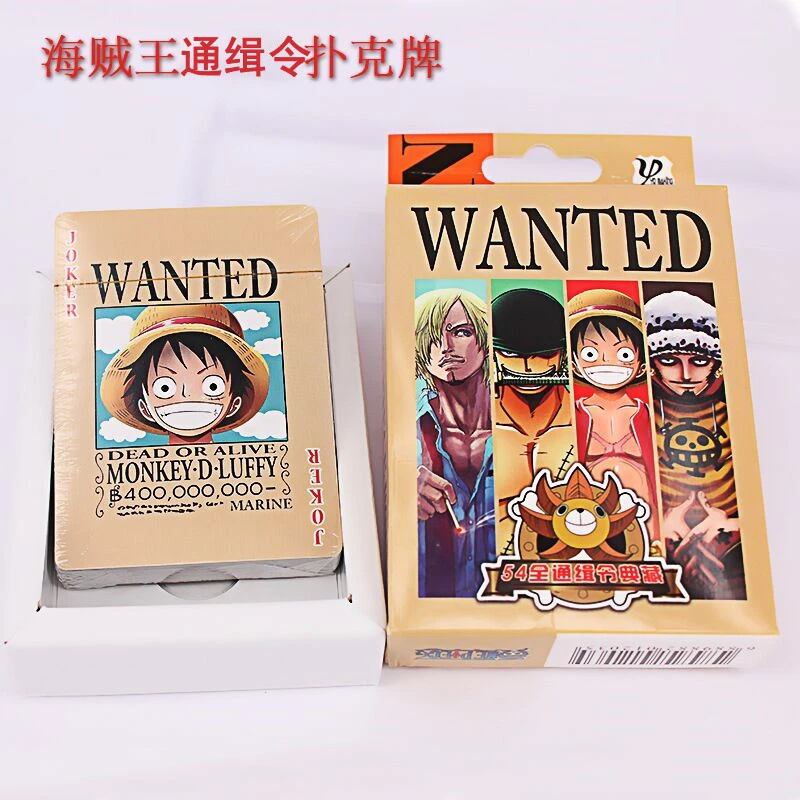 动漫扑克牌海贼王通缉令扑克东京食尸鬼桌游纸牌漫展一件代发