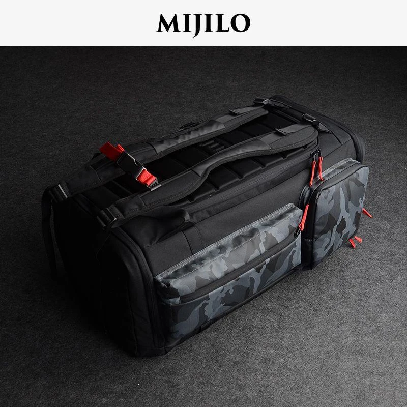 米基洛MIJILO 55L滑雪背包男女运动训练双肩健身包大容量干湿分离
