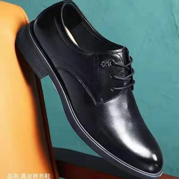 拓步森N513真皮商务鞋振动按摩健康鞋男神爆款潮款流行时尚舒适型