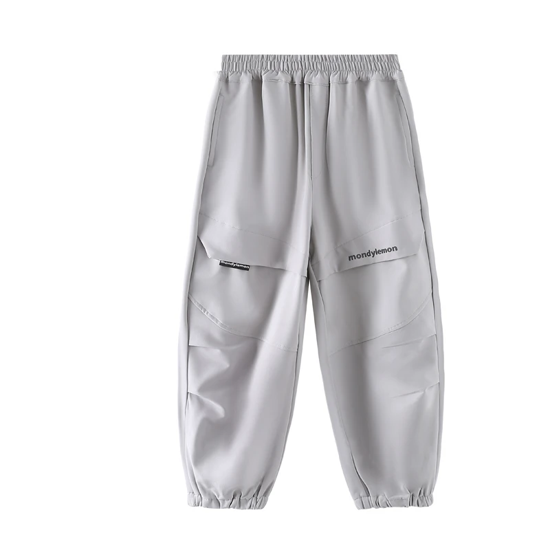 2024男童女童防风运动裤儿童户外运动防水长裤登山机能裤弹力裤