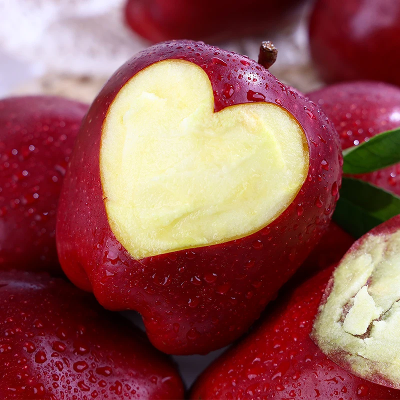 甘肃天水花牛苹果3-8斤装新鲜水果红苹果蛇果脆粉两吃